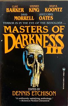 MASTERS OF DARKNESS III - Clive Barker