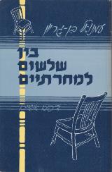 בין שלשום למחרתים : דפים אישיים