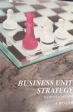 Business Unit Strategy - אלי שגב