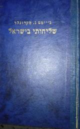 שליחותי בישראל : 1951-1948 - ג